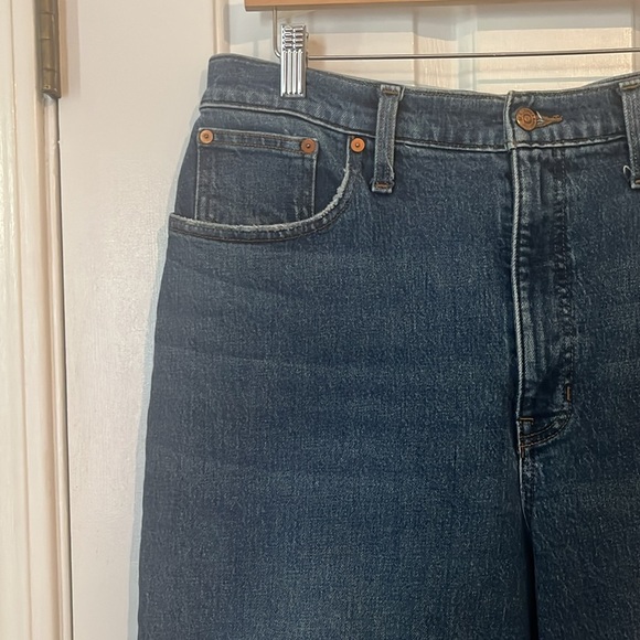 Madewell | 2024 Balloon Jeans Ellisboro Wash Barrell Leg NG265 Plus Size  32/14 - Picture 6 of 14